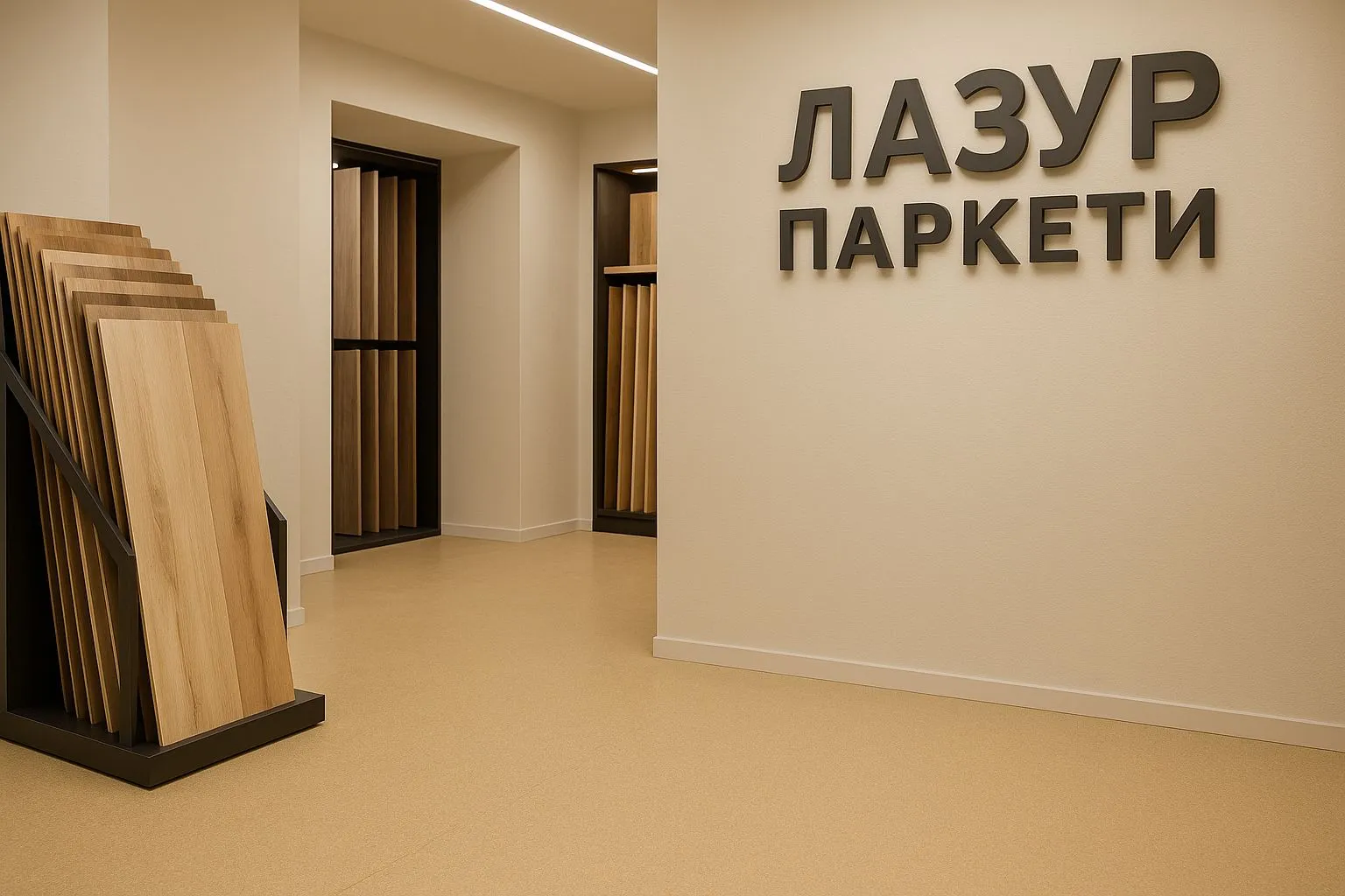 SPC винилова настилка в интериор на шоурум